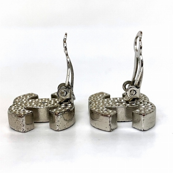 Chanel Chanel Coco Mark Metal Earrings Metal Earrings in Good Condition - Picture 6 of 9